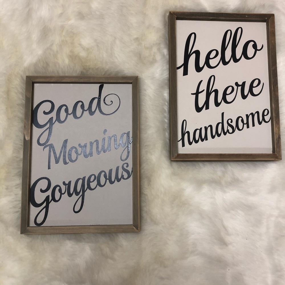 Modern farmhouse signs